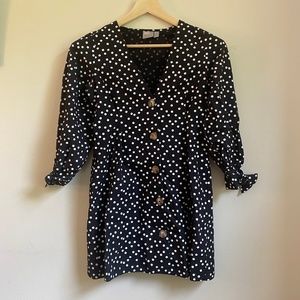 ASOS Brand Polka Dot Mini Dress